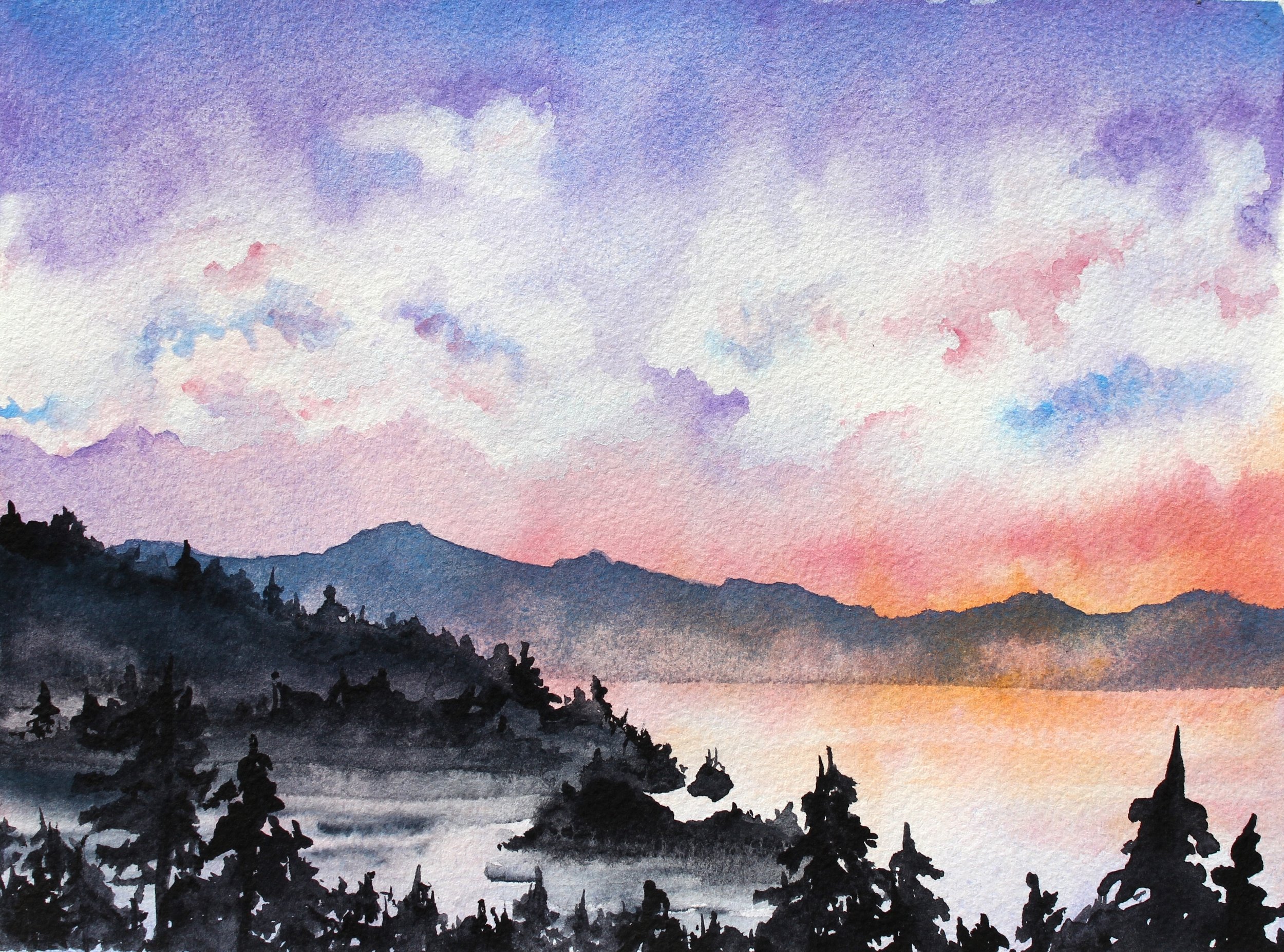Cotton Candy Sunset- Limited Edition Prints — Kyr Creates